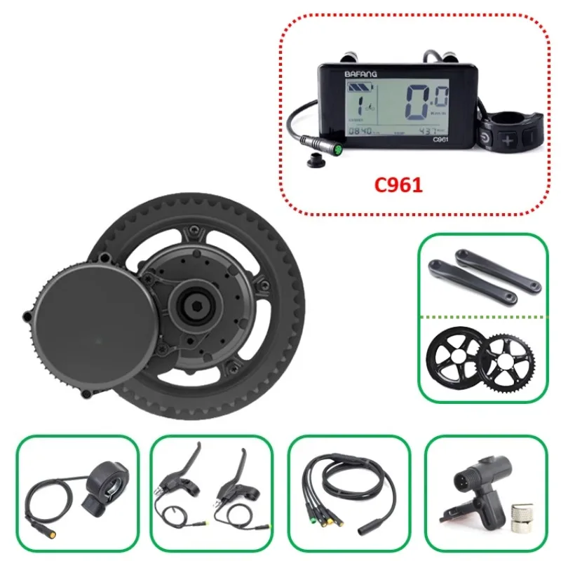 E-Bike Motor G340 Mid Drive Mo - огляд і ціна Mid Drive Motor Kit 52V 1000W