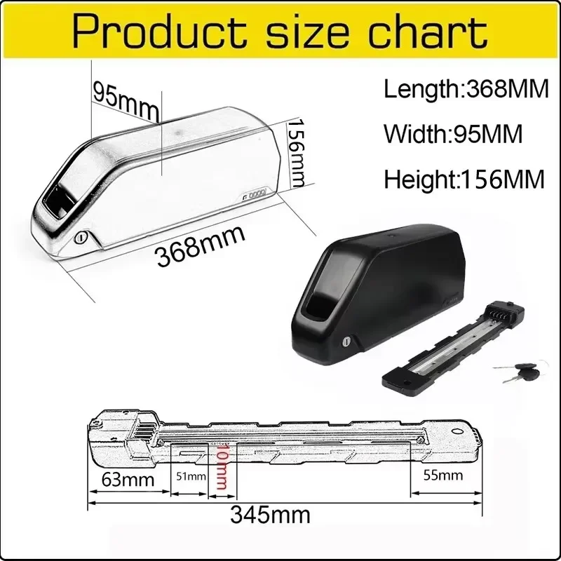 Cham 52v 48v 72v 50ah 60ah Bat - огляд і ціна Ebike Battery 48V 20Ah Hailong